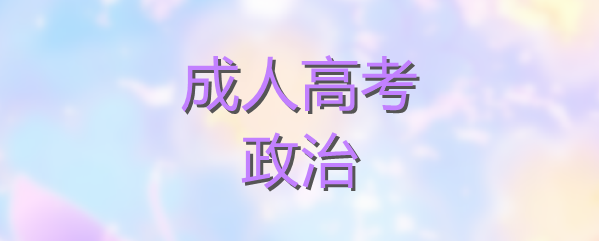 新疆成人高考專升本政治（政治全面解析）